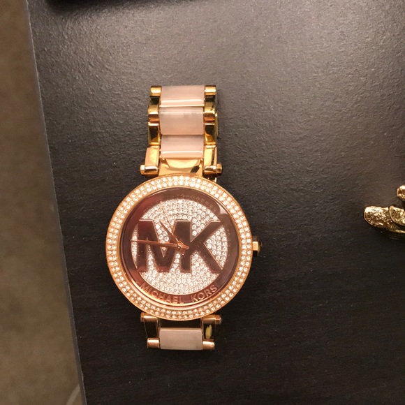 Michael Kors rose gold watch main image 4